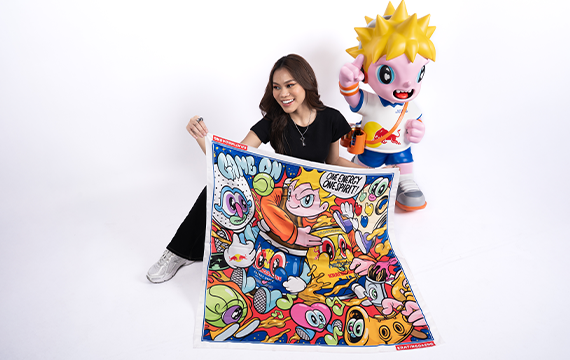 Kratingdaeng x Muklay - Satin-Based Scarf